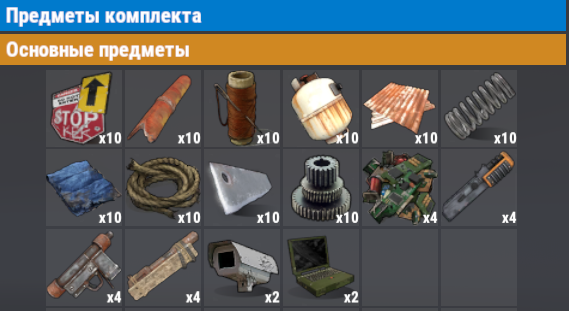 Набор компонентов VIP3